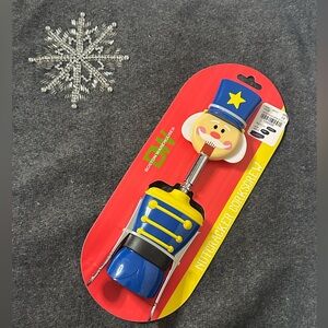 New Boston Warehouse Nutcracker Corkscrew Wine Opener Blue Yellow
